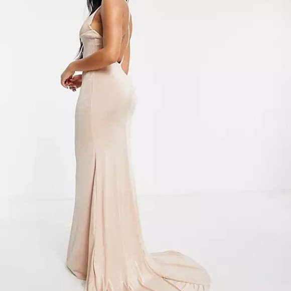 ASOS CLUB LONDON MAXI DRESS - Picture 2 of 8